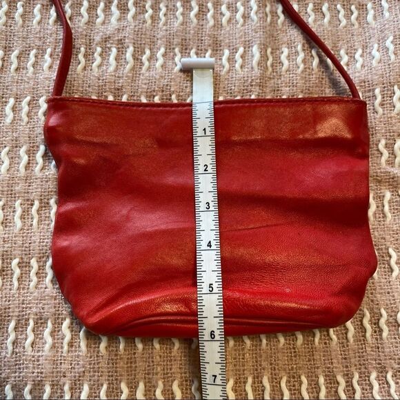 L.J. Simone New York Red Leather Purse - Picture 10 of 10